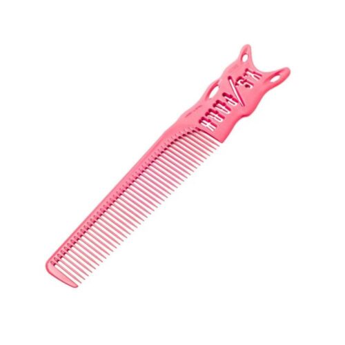 Редкозубая расческа для тушевки Y.S.Park YS-239 pink (20.5 см, розовая) - 1